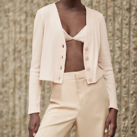 Zara Cropped Cardigan - Picture 1 of 4